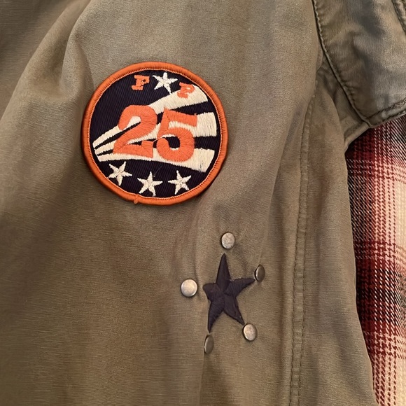 Patched jacket green - Picture 7 of 13